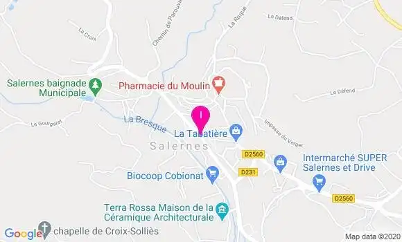Localisation Sandrine Douay