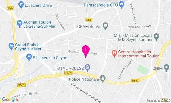 Localisation Marie Francoise Neny
