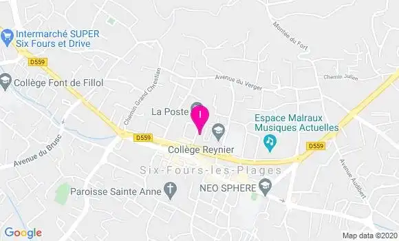 Localisation Anne Marie Nocera