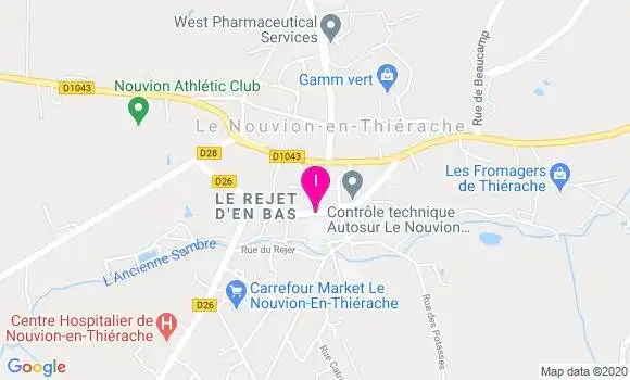 Localisation Marie Line Pluvinage