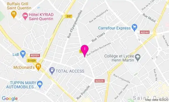 Localisation Nathalie Bare