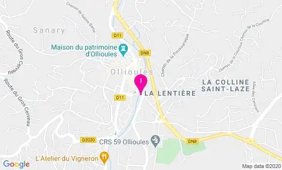 Localisation Sabrina Langlois