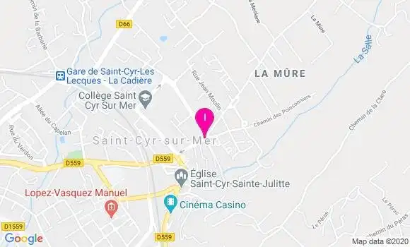 Localisation Ophelia Degracia