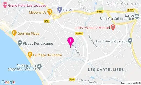 Localisation Brigitte Lemonnier Lounes