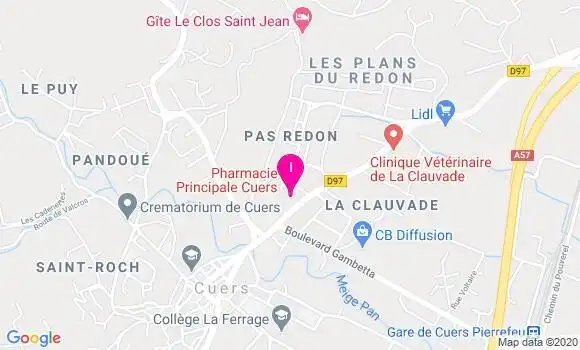 Localisation Laurence Gallart