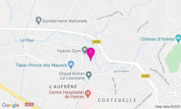 Localisation Christine Laugero