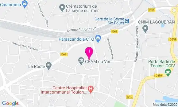 Localisation Magalie Marrel