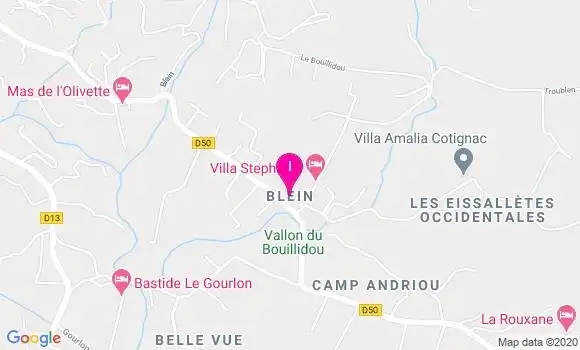 Localisation Genevieve Carli