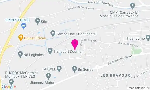 Localisation Anne Rose Debourg