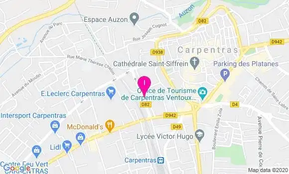 Localisation Brigitte Chabal
