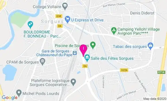 Localisation Sandrine Braud