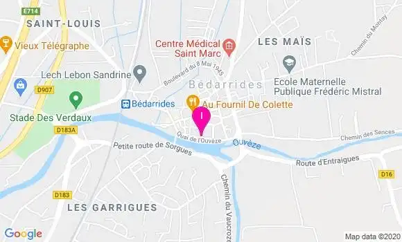 Localisation Sandrine Bertin