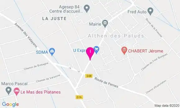 Localisation Frederic Michel