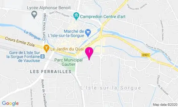 Localisation Sylvie Corso
