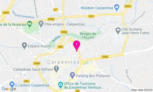 Localisation Erika Calmel