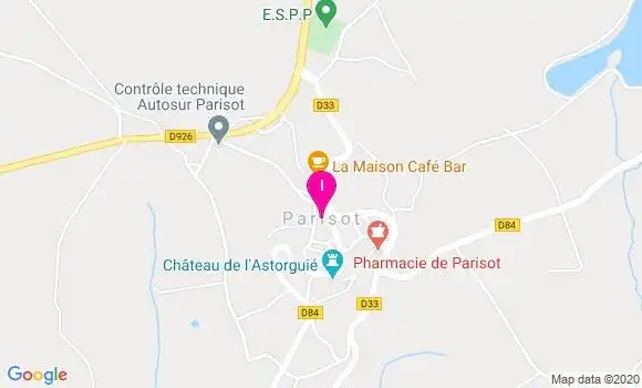 Localisation Natacha Audemar