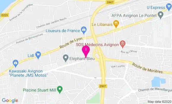 Localisation Virginie Meffre