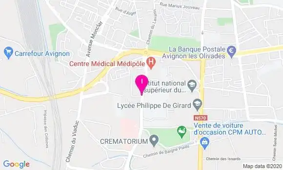 Localisation Carine Lager
