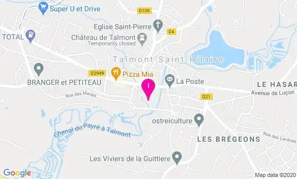 Localisation Julie Coutand