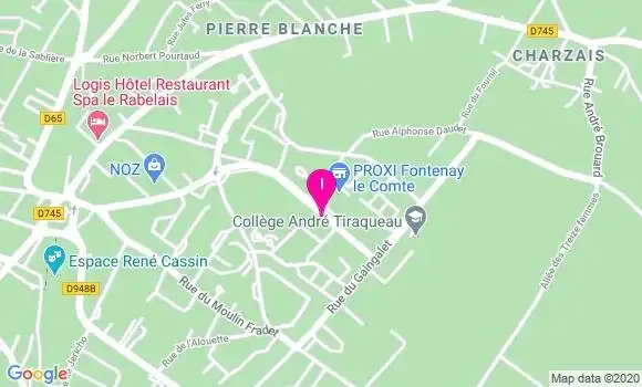 Localisation Blandine Rabaud