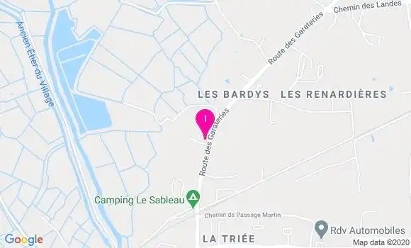 Localisation Sandrine Bonnefoi