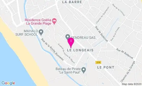 Localisation Emilie Lauters