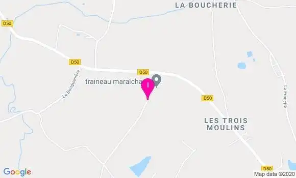Localisation Christine Marie Verret