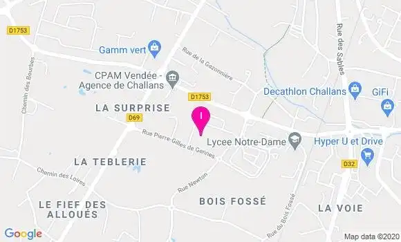 Localisation Eva Charrier