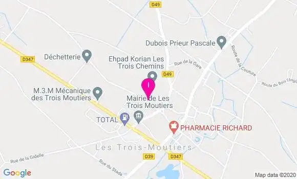 Localisation Marie Line Denis