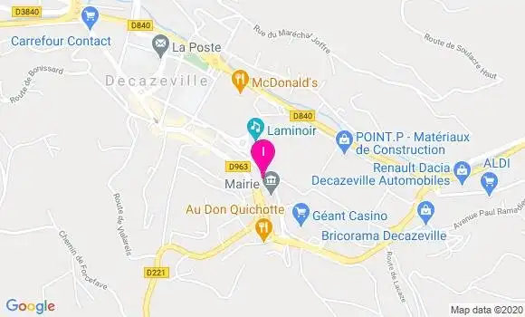 Localisation Isabelle Lagarrigue