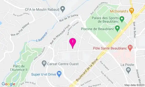 Localisation Marie Catherine Moreau