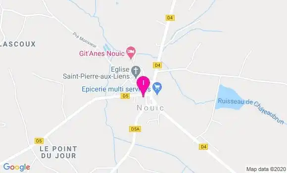 Localisation Isabelle Audoux