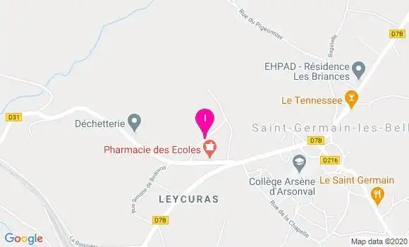 Localisation Isabelle Sardin