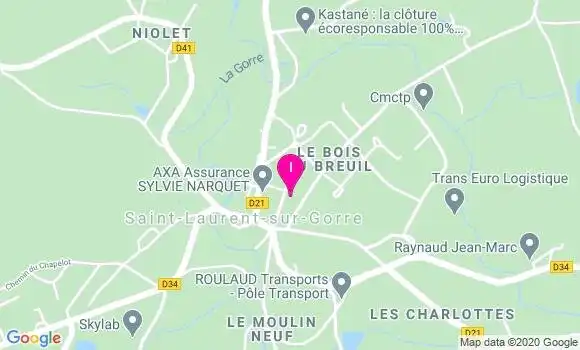 Localisation Guillaume Geant