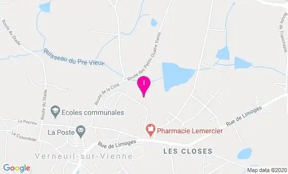 Localisation Emilie Jamilloux
