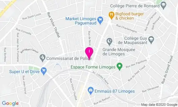 Localisation Nicole Grelet