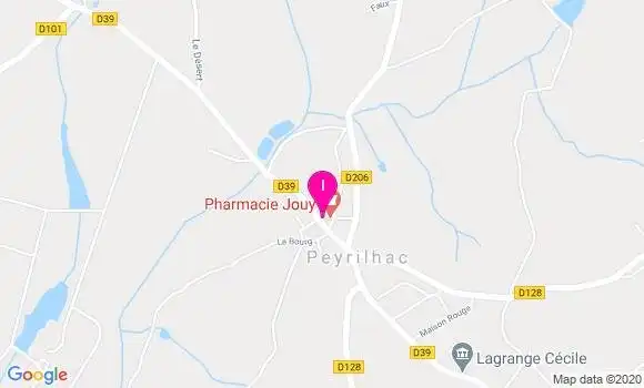 Localisation Cecile Pierret