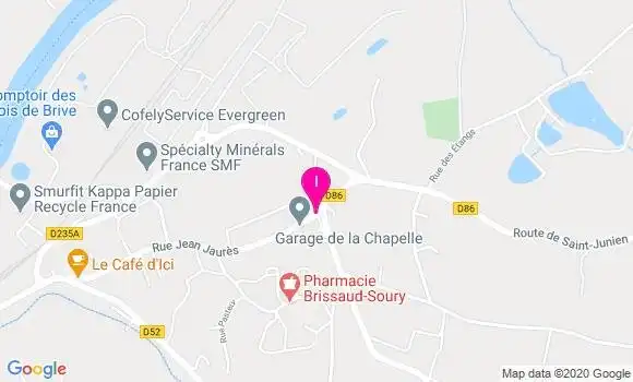 Localisation Patricia Brehier