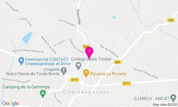 Localisation Sandra Lejeune