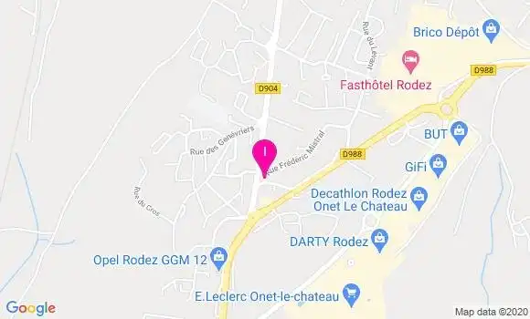 Localisation Sabine Favie Garrigues