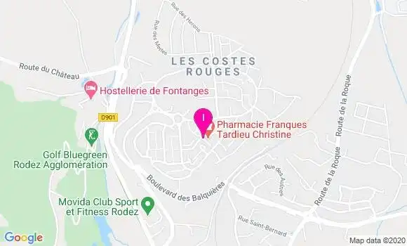 Localisation Catherine Andrieu Dufourgniaud