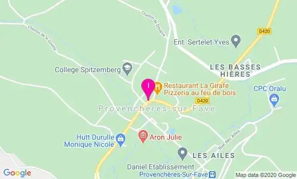 Localisation Gabrielle Mercereau