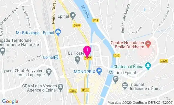 Localisation Lydia Maufrois