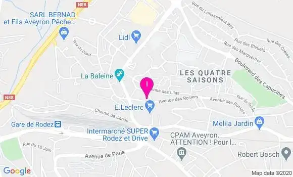 Localisation Elisabeth Cazes