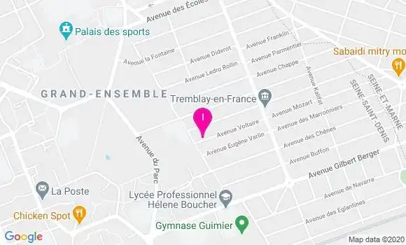 Localisation Isabelle Thomas