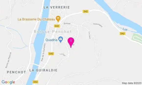 Localisation Olga Guiance