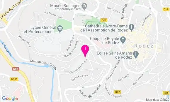 Localisation Agnes Miral