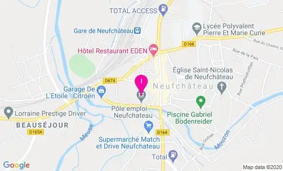 Localisation Samuel Regent