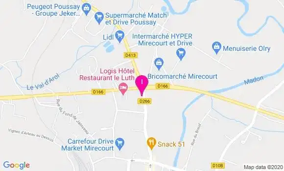 Localisation Mathilde Dodin