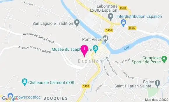 Localisation Monique Alexandre